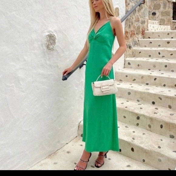 Zara | Dresses | Zara Knotted Slip 